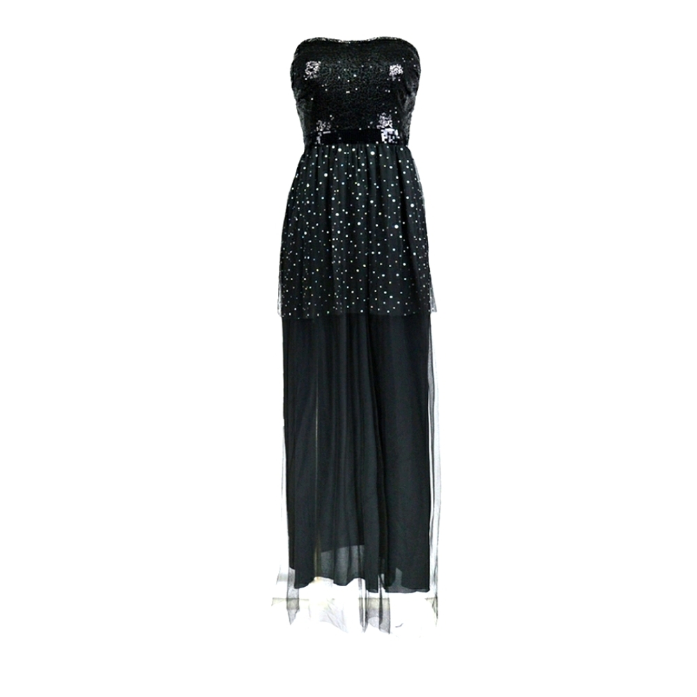 Sequin strapless Sz Sm party dress